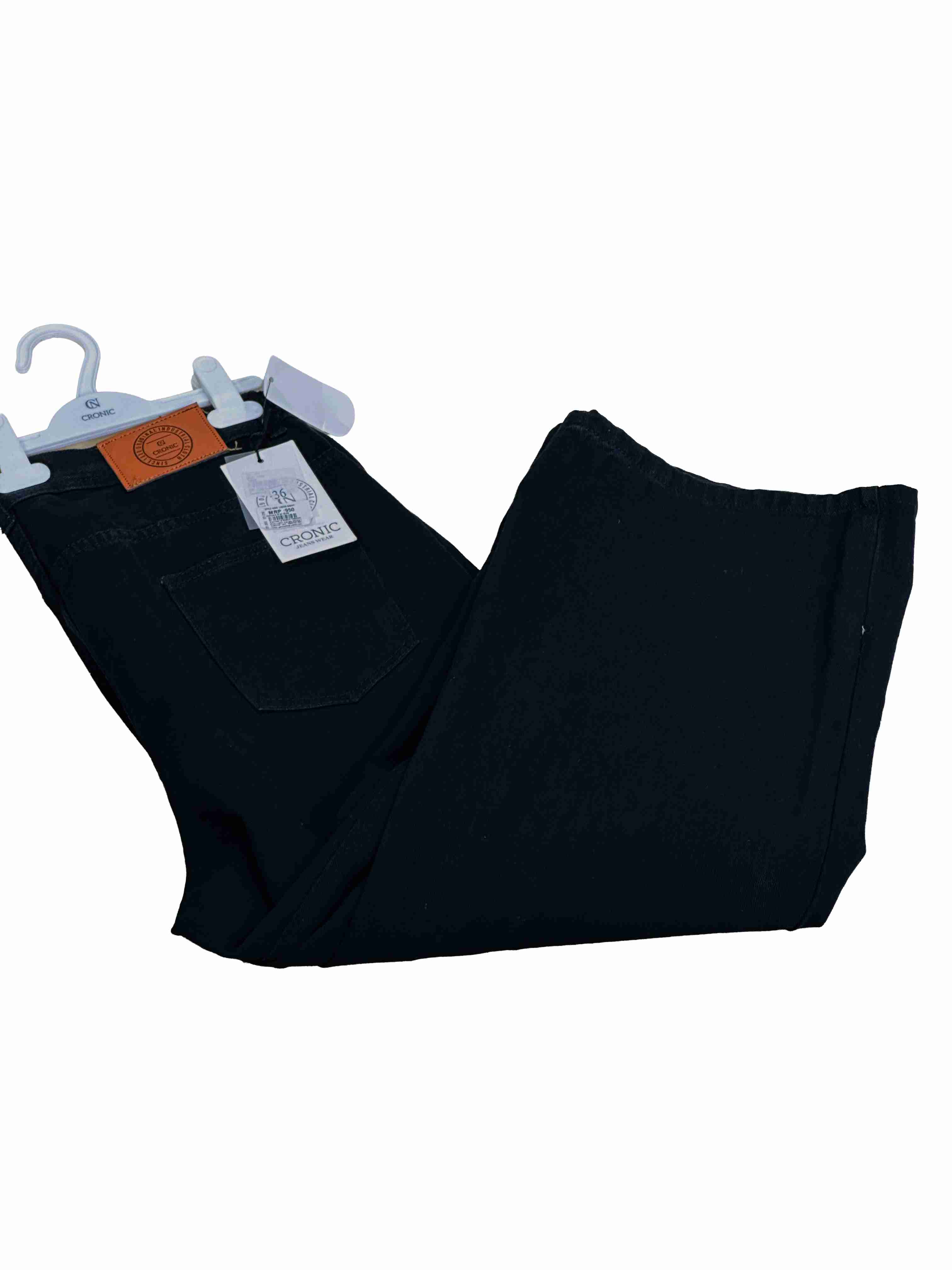Women Black Jean Baggy High-Rise Stretchable Jeans